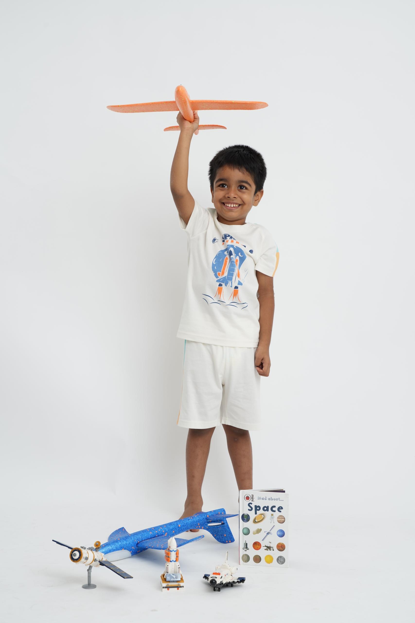 SPACE JOURNEY BOYS' PAJAMA SET