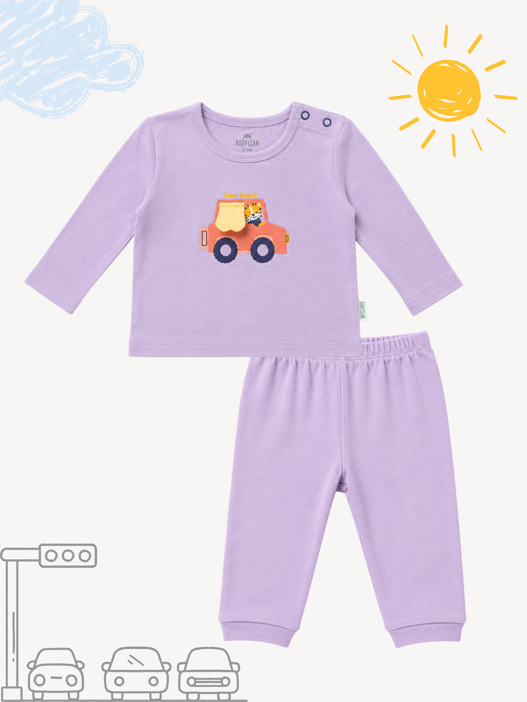 SAFARI LONG SLEEVE PANT SET