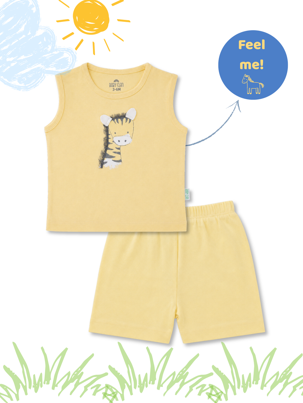 ZEBRA VEST & SHORT SET