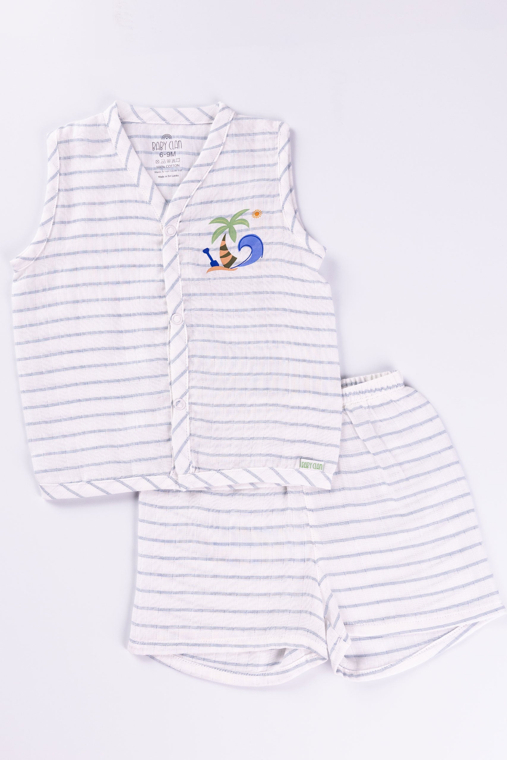 TINY WAVES SHORT SET