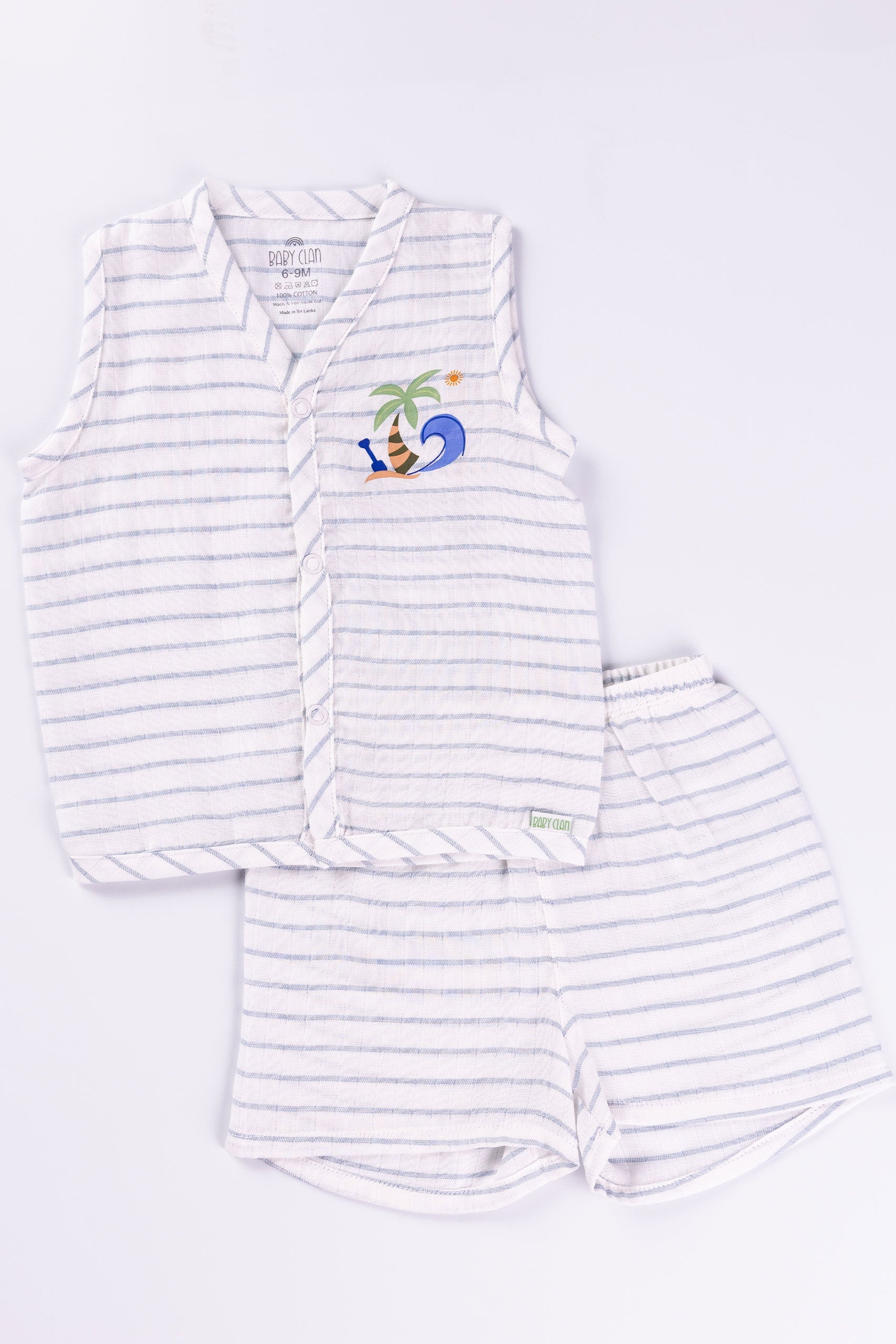 TINY WAVES SHORT SET