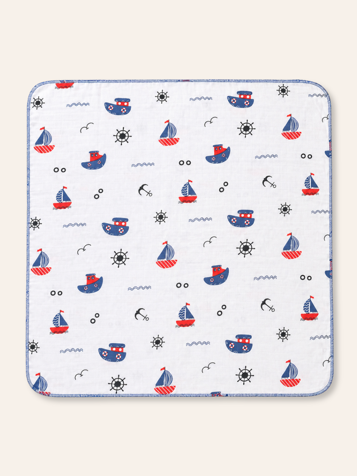 BOYS 3 PCS MUSLIN NAPPIE SET