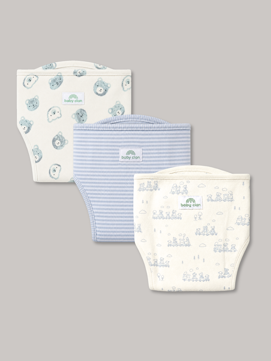 DREAM LAND 3 PACK VELCRO CLOTH NAPPY