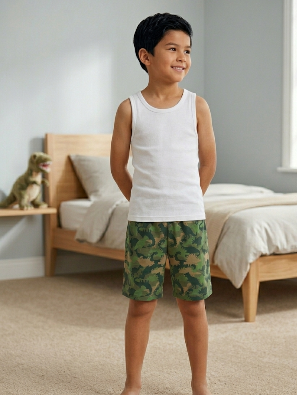 CAMO BOYS SHORT