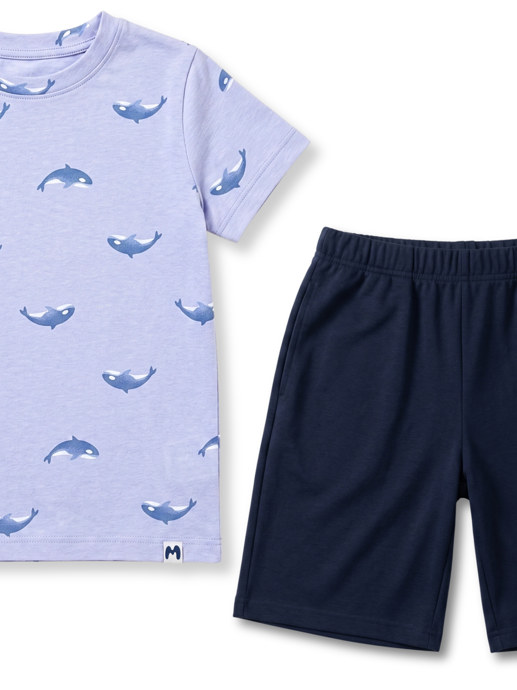 WHALE BOYS SHORT SLEEVE SHORT SET