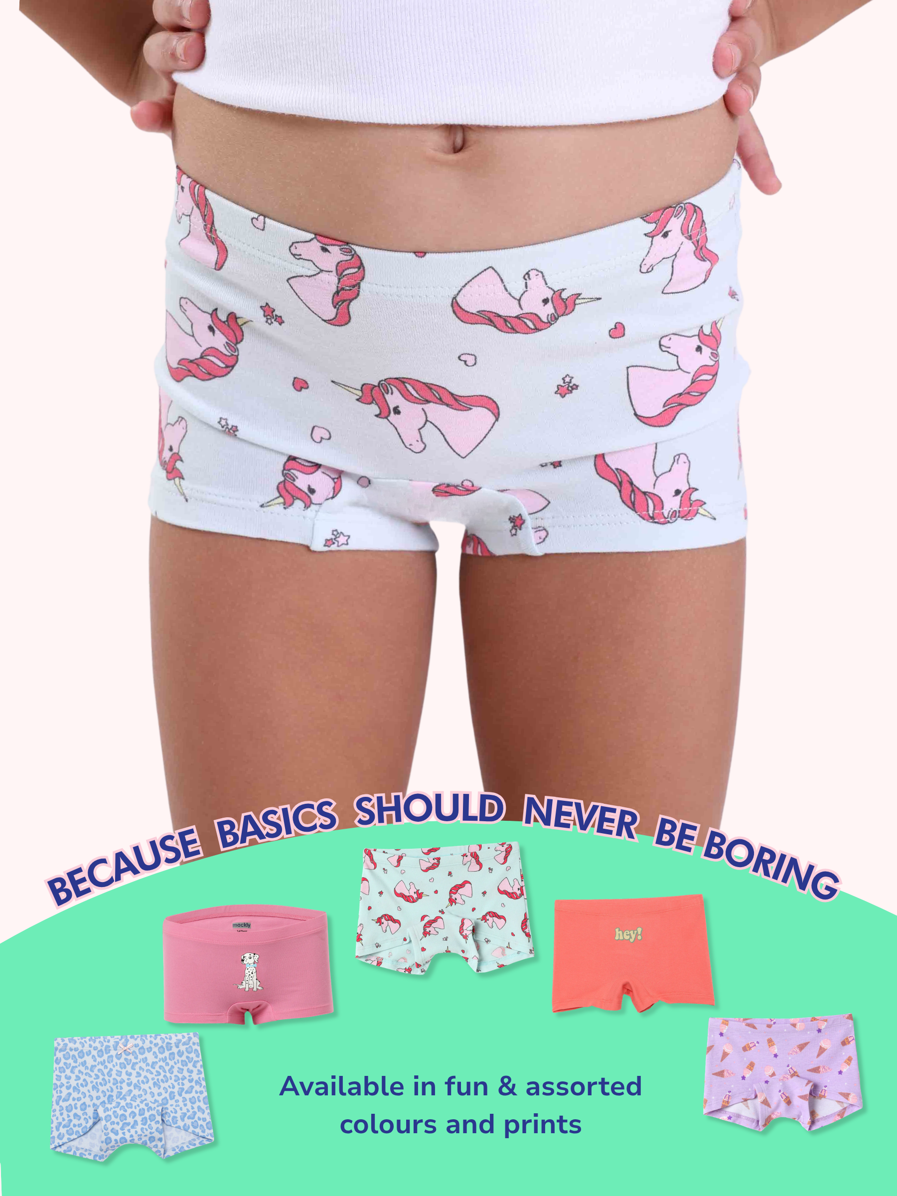 BUNNY CUP GIRLS BOXER