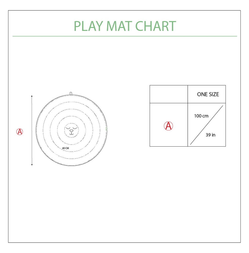 Baby Essential Green Muslin Play Mat