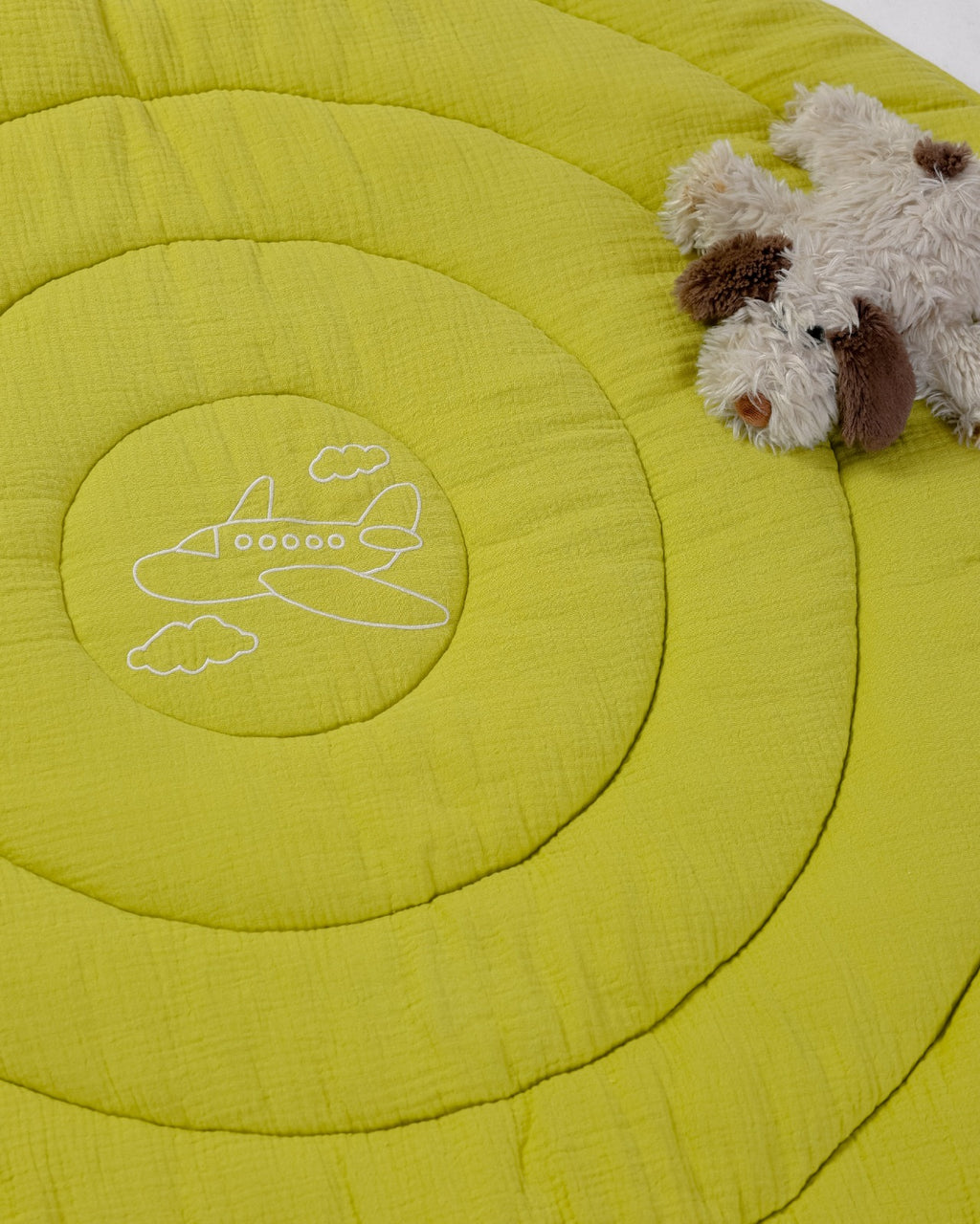 Baby Essential Green Muslin Play Mat