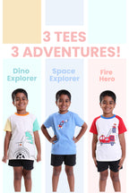 3PACK - BOYS SHORT SLEEVE TSHIRT