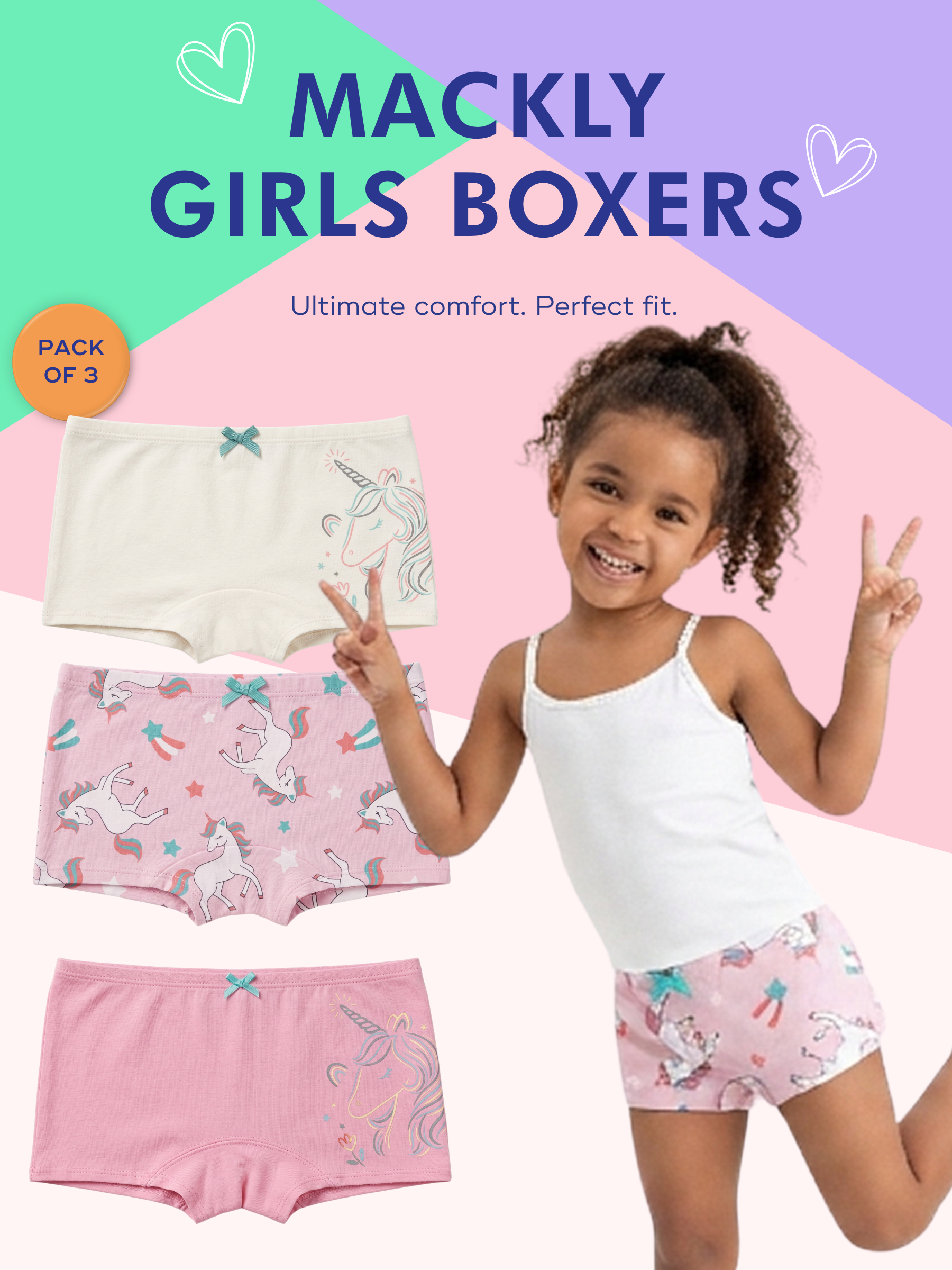 UNICORN GIRLS BOXER