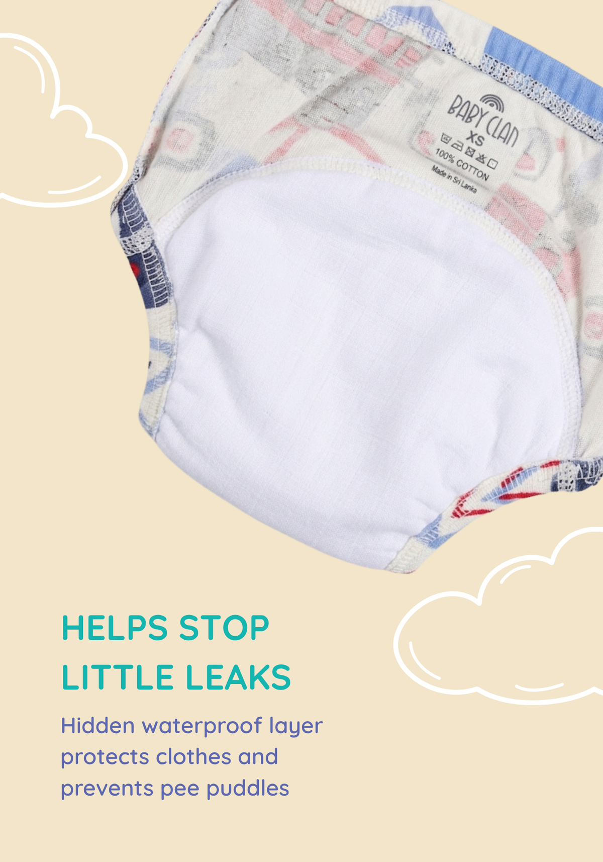 DINO WHEELS 3PK POTTY TRAINING PANTY