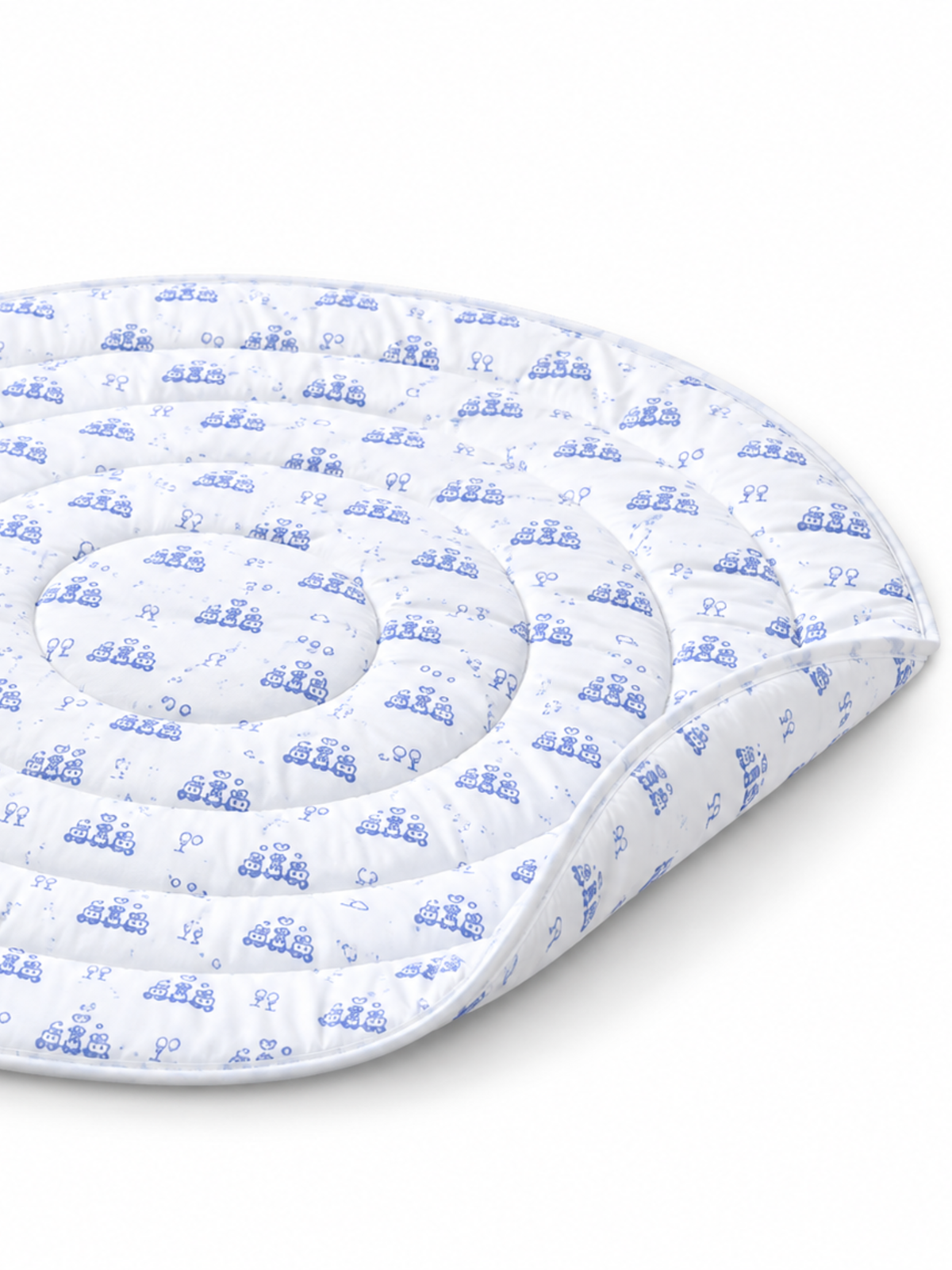BLUE TRAIN PLAY MAT