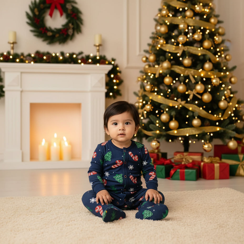 PEPPERMINT PINES BODYSUIT