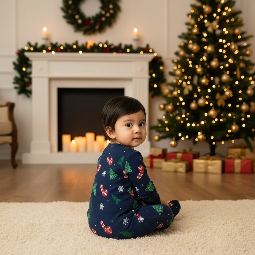 PEPPERMINT PINES BODYSUIT