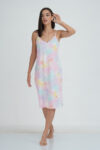 CANDY FLOSS SLIP,Woman wearing comfortable sleepwear pajama, Relaxing sleepwear pajama for women, Cozy and stylish women's sleepwear pajama, Soft and breathable pajama for a good night's sleep, Lounge and sleep in this comfortable women's pajama, Comfy and stylish sleepwear for women, Sleep peacefully in this cozy women's pajama set, Relax in comfort with this women's sleepwear pajama, Luxurious and soft pajama set for women, Stay comfortable all night in this women's sleepwear pajama,