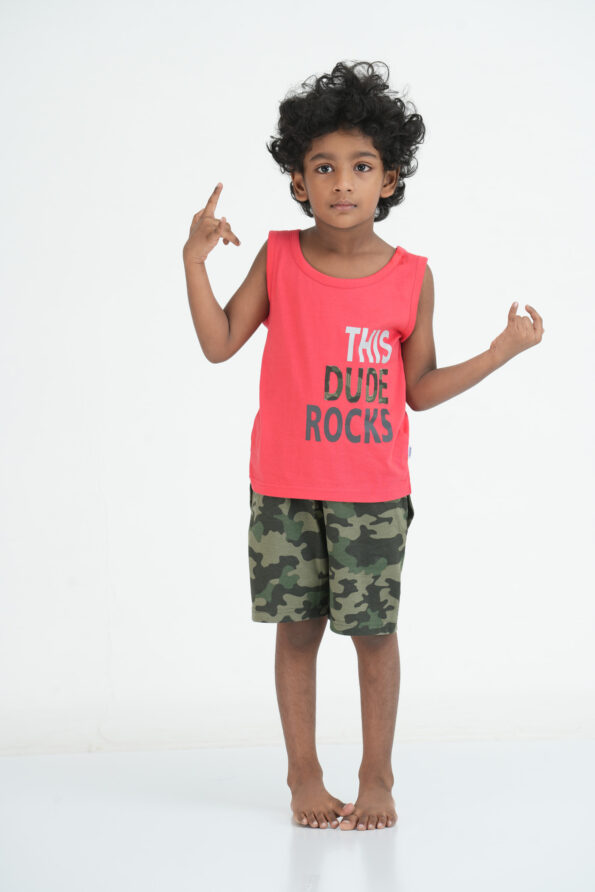 THIS DUDE ROCKS,cute and comfy sleepwear for children, Kids' sleepwear designed for a good night's sleep, Cozy and comfortable sleepwear for kids
