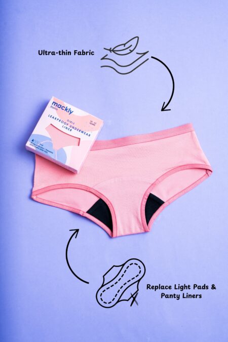 MACKLY LEAK PROOF PANTY LINER, leak proof underwear sri lanka