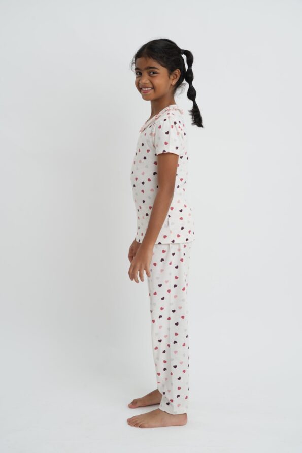 DREAMY HEARTS GIRLS' PAJAMA SET