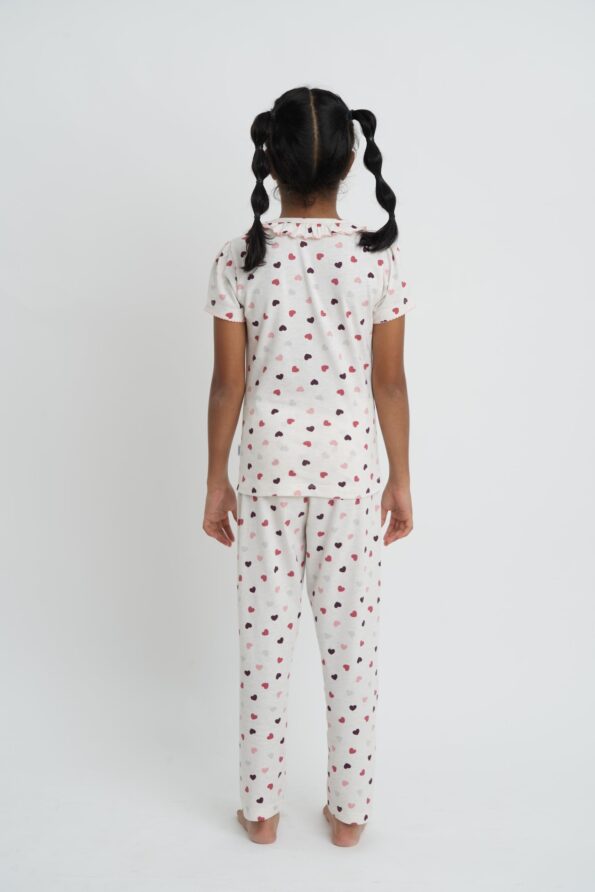 DREAMY HEARTS GIRLS' PAJAMA SET