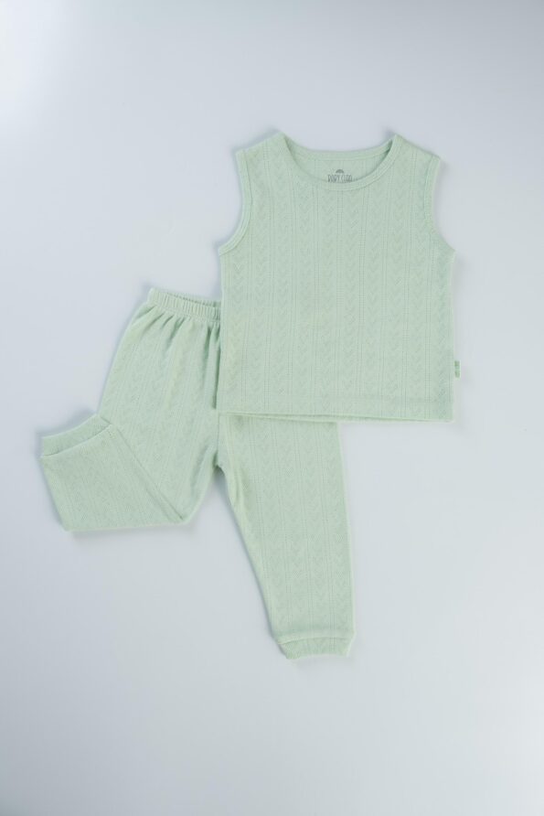 GREEN GLEE VEST WITH LONG PANT