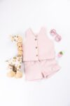 Kids Baby Girls Crop Outfits Sleeveless Vest Tops Pants Casual Clothes Set (5)