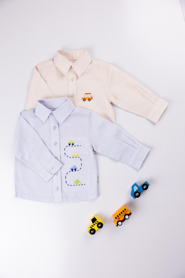 SAFARI JEEP SHIRT BABY LONG SLEEVE SHIRT