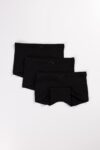 BLACK GIRLS’ 3-PIECE BOXER UNDERWEAR SET (2)