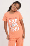 EXPLORING KID GIRLS- SS PANT SET (2)