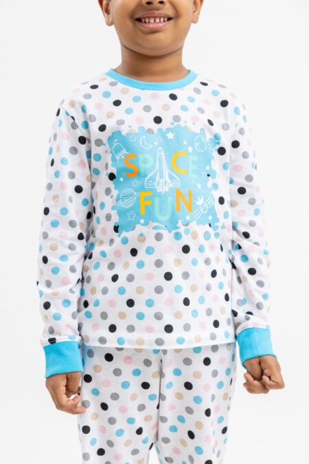 MACKLY BOYS' SPACE FUN PJ SET