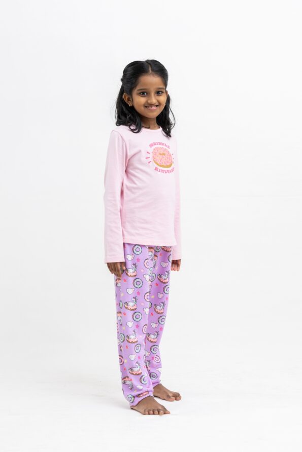 MACKLY GIRLS' SPRINKL KIND PJ SET