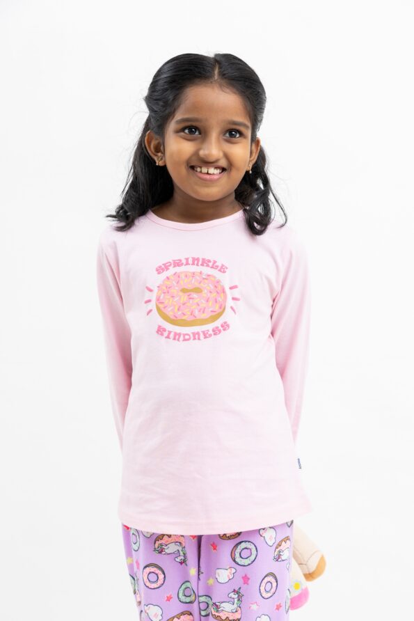 MACKLY GIRLS' SPRINKL KIND PJ SET